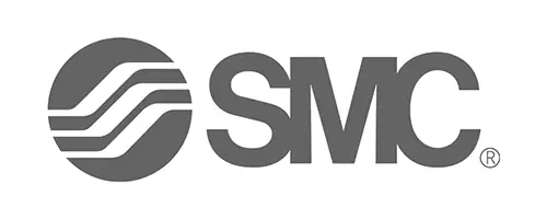 Logotipo SMC: Proveedor líder en tecnología neumática y automatización industrial.