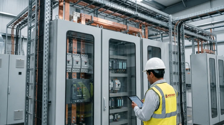 Instalación y mantenimiento de tableros de potencia y distribución eléctrica industrial.